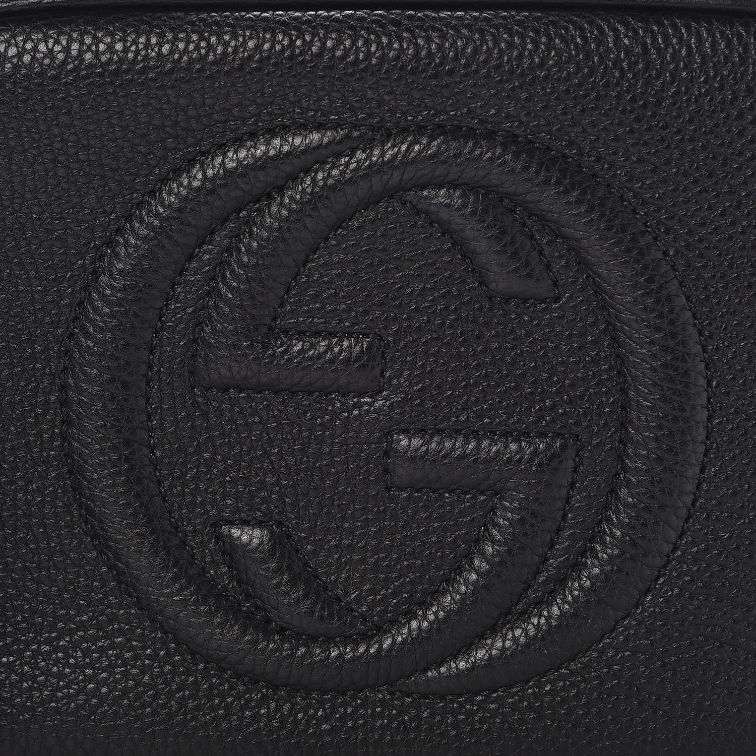 Gucci Pebbled Calfskin Small Soho Disco Bag Black 8 of 8