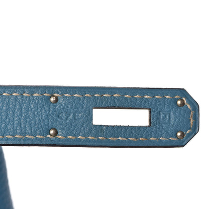 Hermes Togo Birkin 35 Blue Jean 9 of 32
