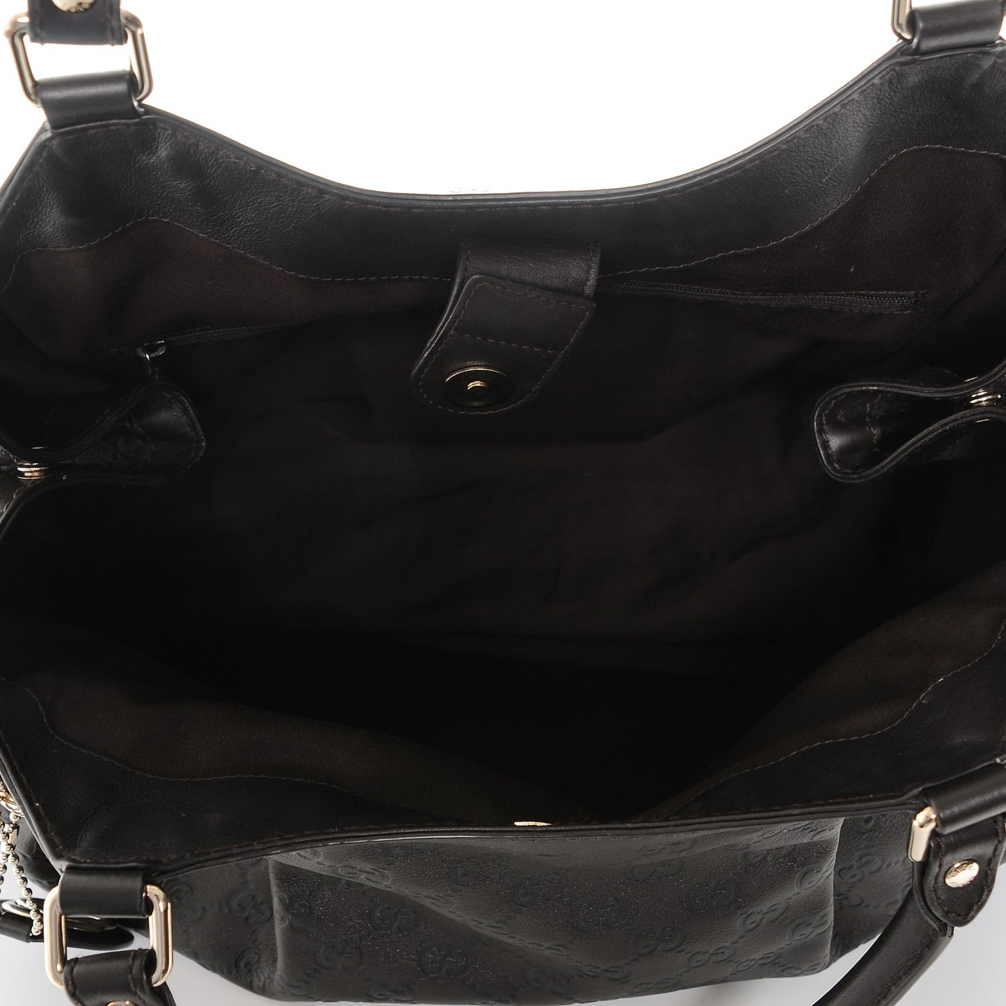 Guccissima Vitello Tender Large Sukey Tote Testa di Moro