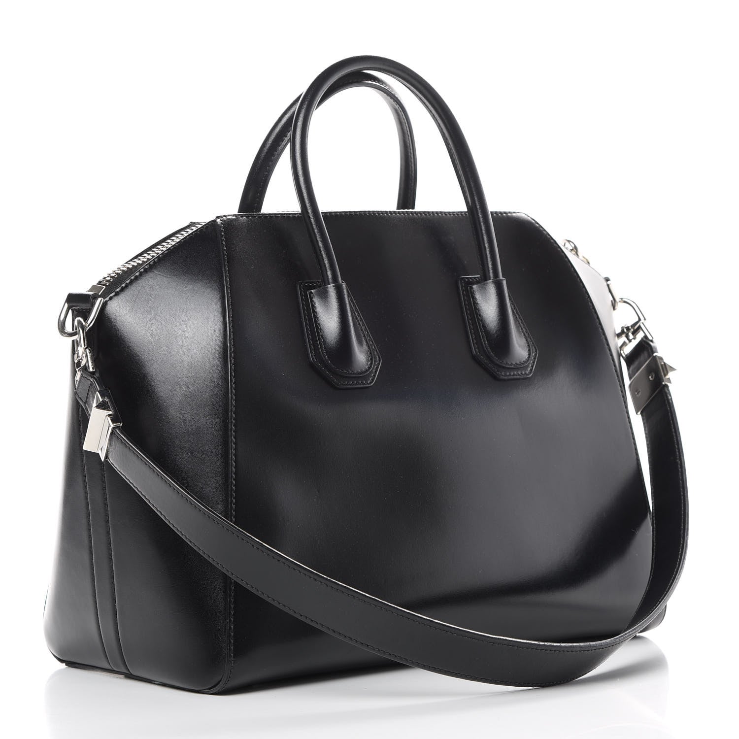 Givenchy Shiny Lord Calfskin Medium Antigona Black 3 of 20