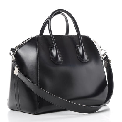 Givenchy Shiny Lord Calfskin Medium Antigona Black 3 of 20