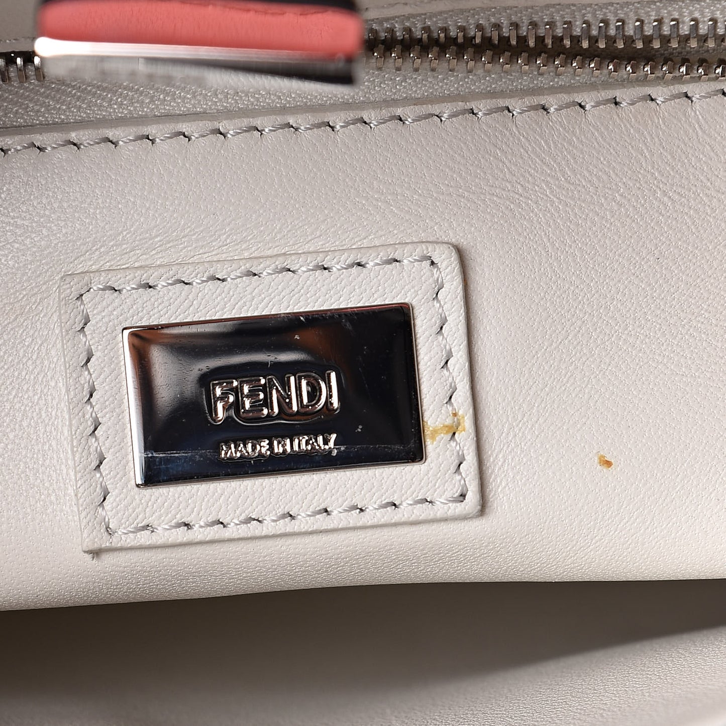Nappa Colorblock Mini Peekaboo Iconic Satchel Black White Ecstasy