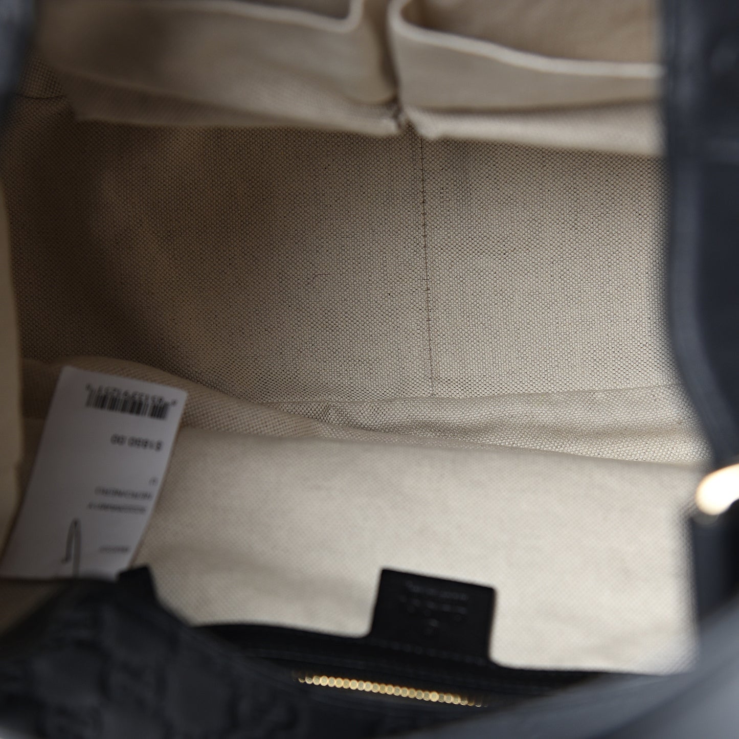 Guccissima Medium Emily Hobo Black