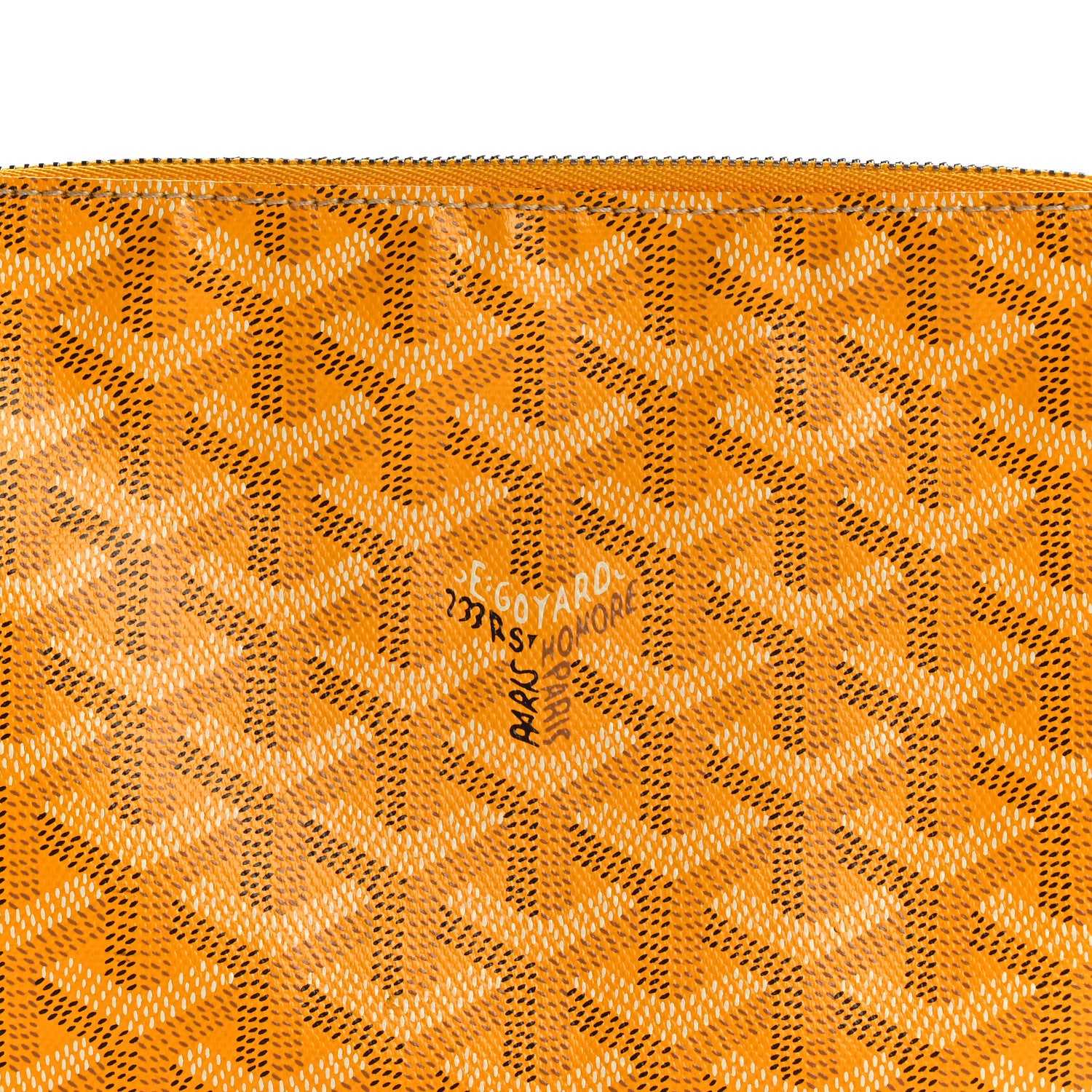 Goyard Goyardine Senat Pochette PM Yellow 8 of 13