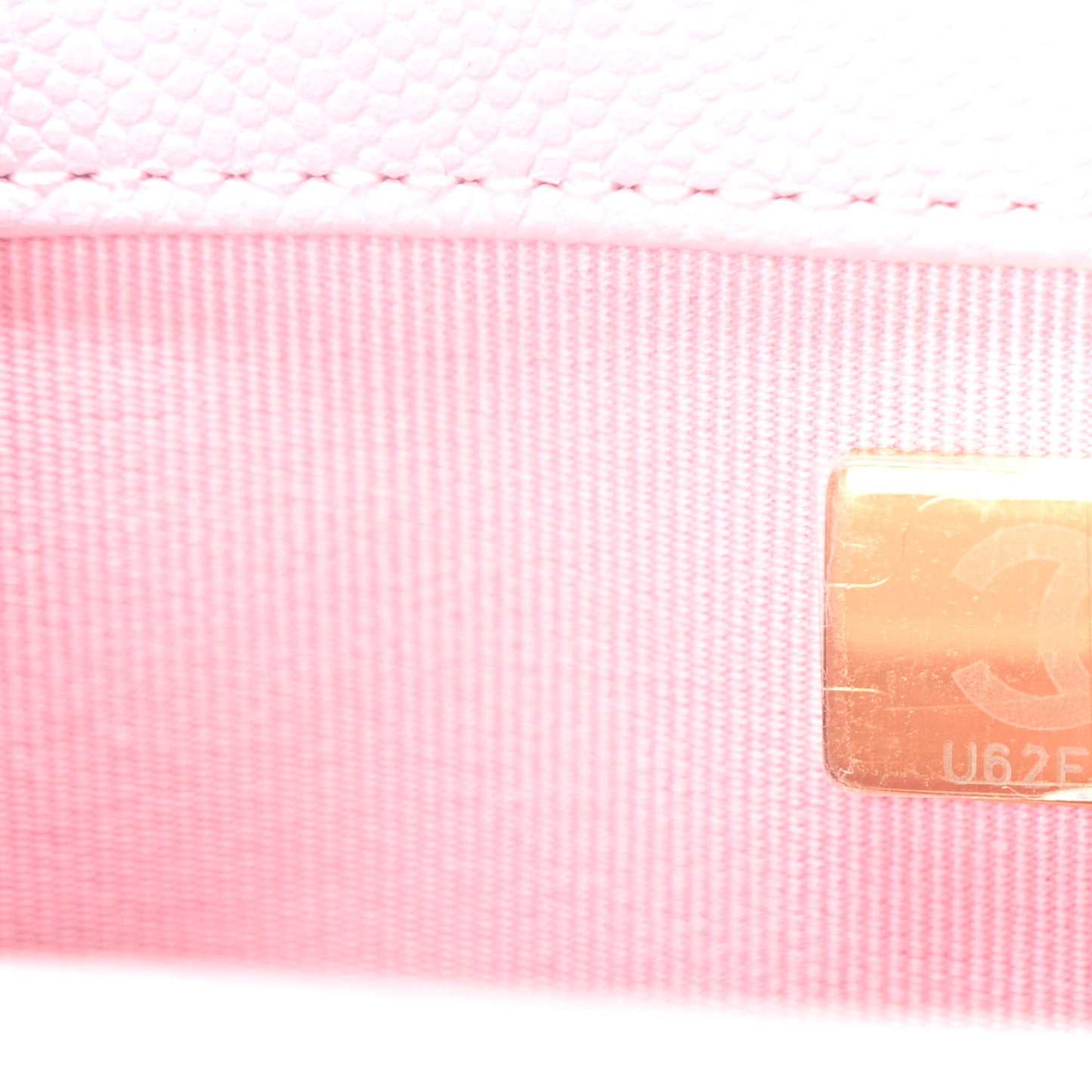 Caviar Quilted Mini Flap Light Pink
