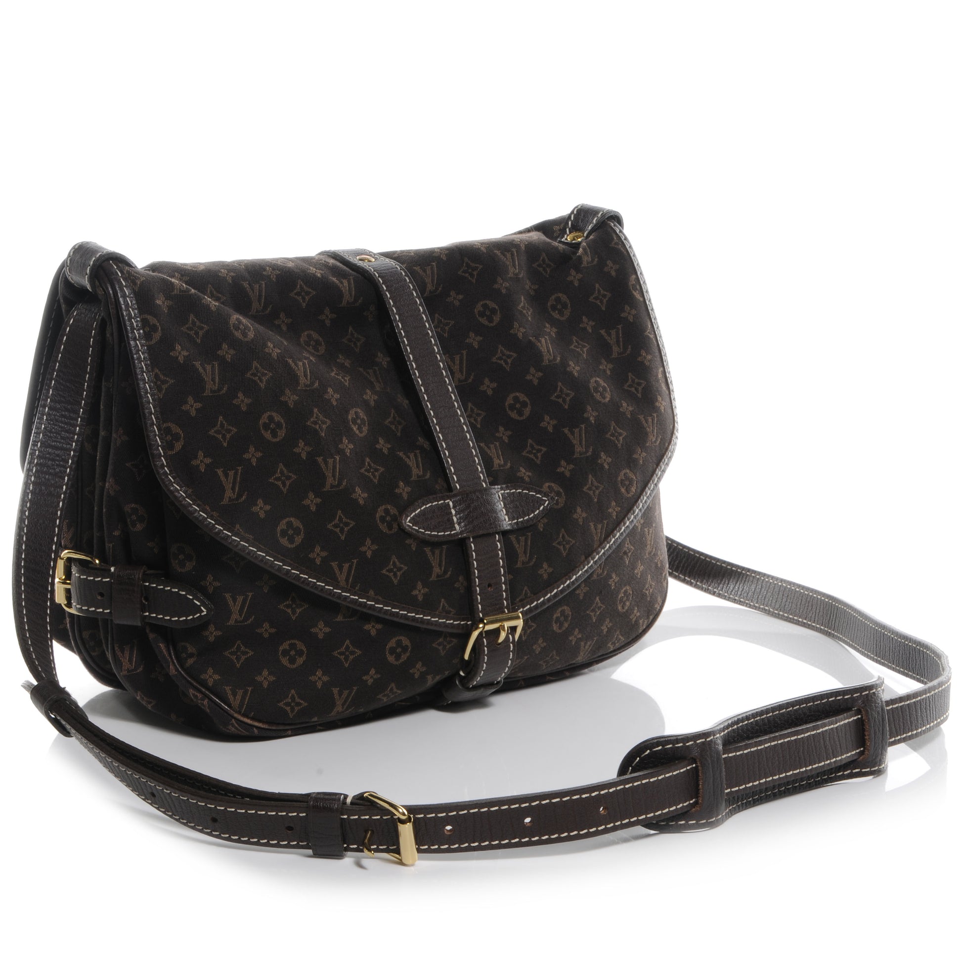 Louis Vuitton Monogram Mini Lin Saumur Ebene 3 of 8