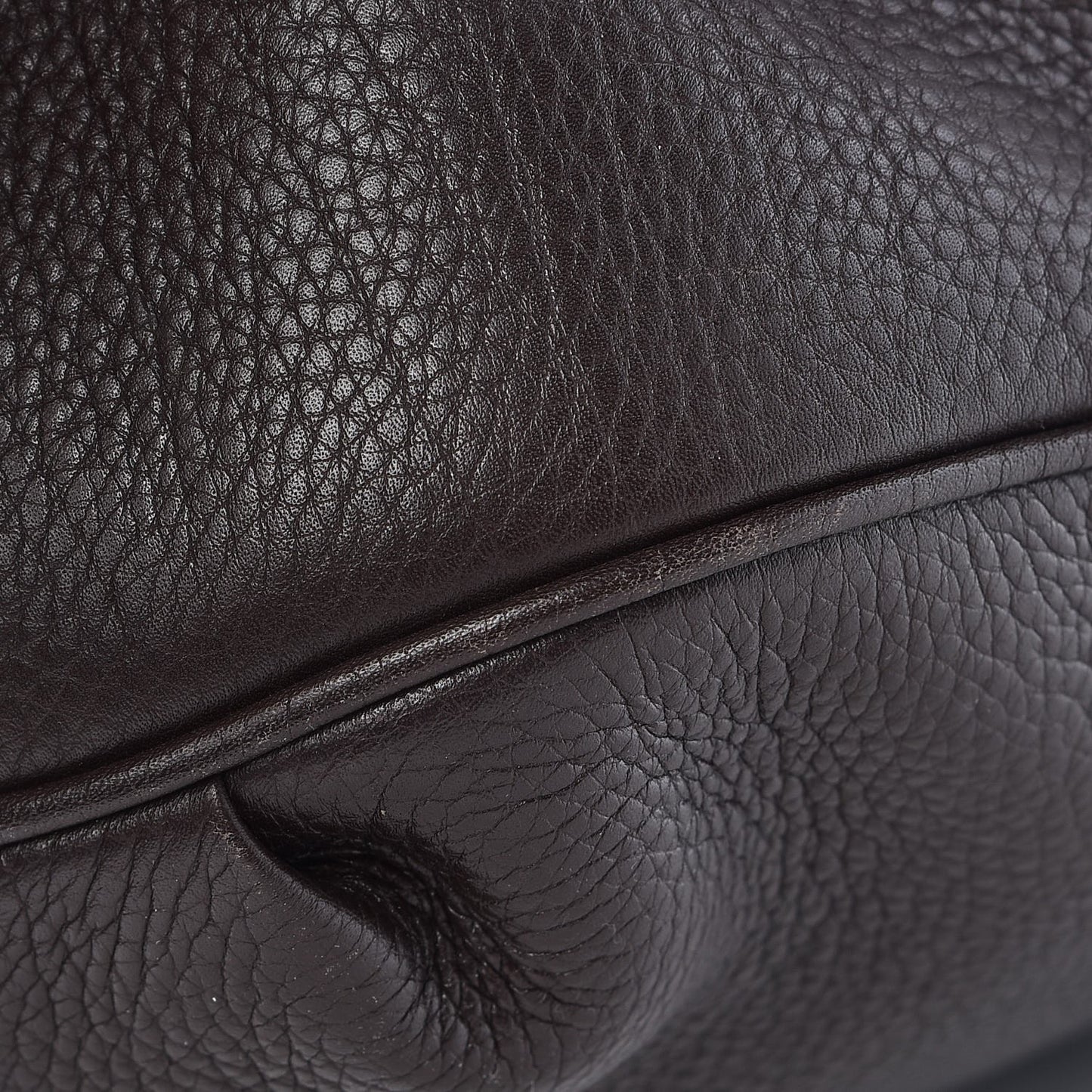Calfskin Web Medium Dressage Hobo Coffee Brown