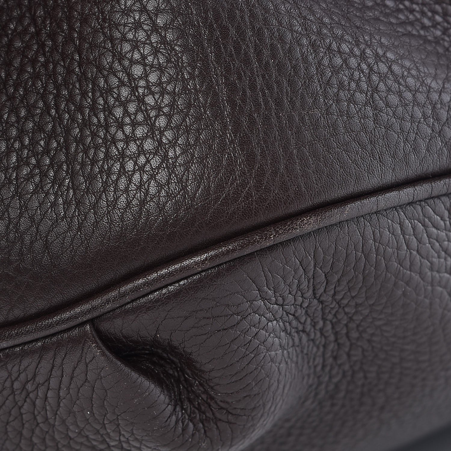 Gucci Calfskin Web Medium Dressage Hobo Coffee Brown 13 of 15