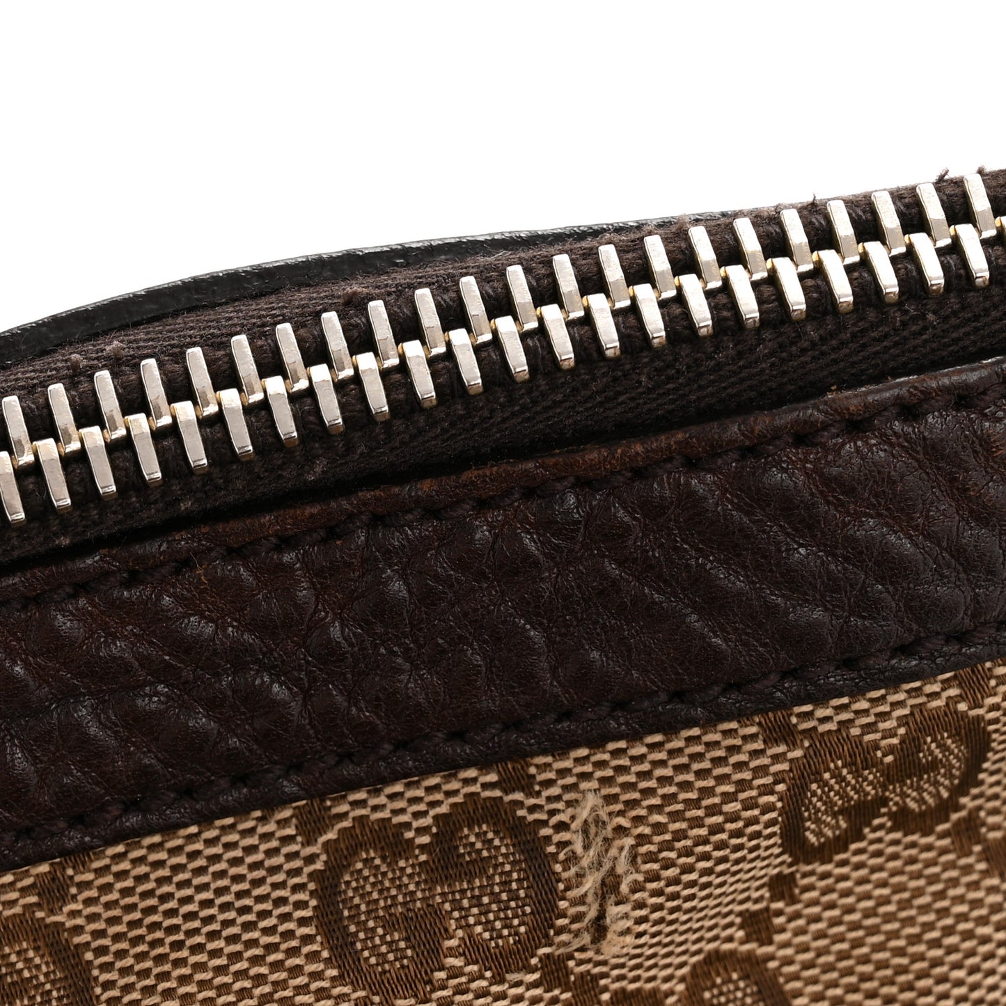 Monogram Medium Top Handle Bag Brown