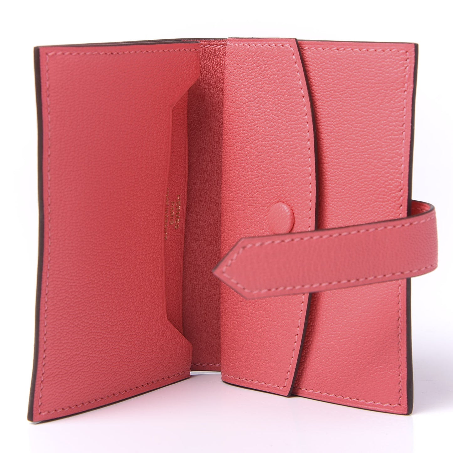 Chevre Mysore Mini Bearn Wallet Rose Lipstick