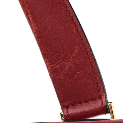 Celine Smooth Calfskin Large Edge Shoulder Bag Red 12 of 14