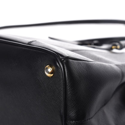 Prada Saffiano Medium Galleria Double Zip Tote Black 13 of 20