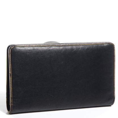 Chanel Leather Yen Wallet Black 3 of 7