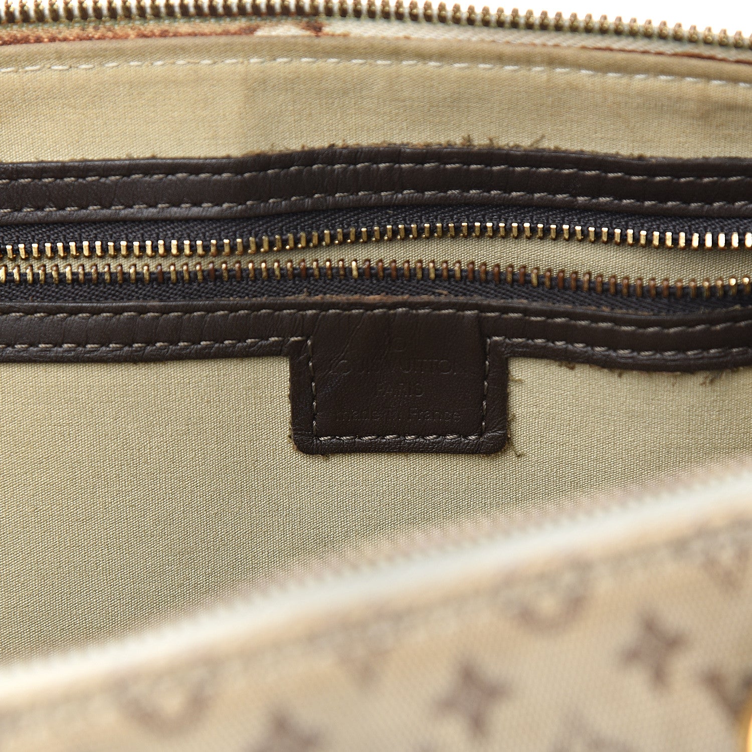 Louis Vuitton Mini Monogram Alma Long Kaki 5 of 13