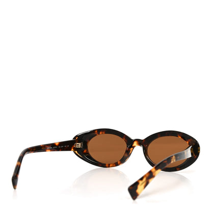 Miu Miu Acetate Oval Reverie Sunglasses SMU B09 Honey Tortoiseshell 4 of 7