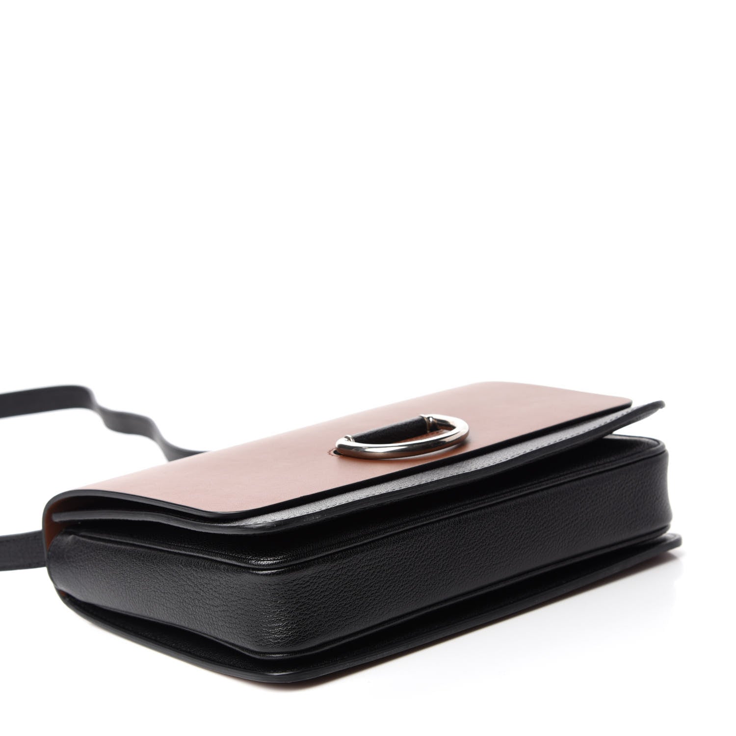 Burberry Goatskin Medium D-Ring Bag Tan Black 4 of 10