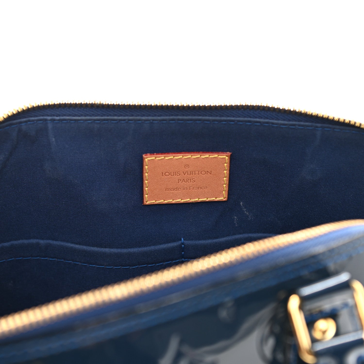 Louis Vuitton Vernis Alma PM Grand Blue 6 of 11