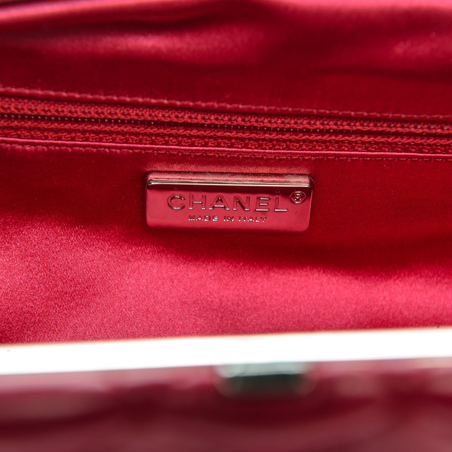 Lambskin Quilted Timeless Clutch Pink