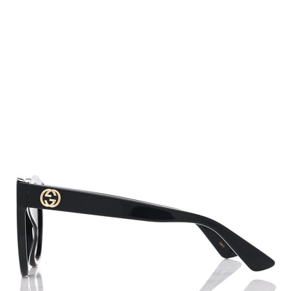 Gucci Round GG Sunglasses GG0028S Black 3 of 9