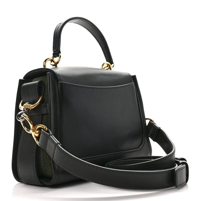 Chloe Calfskin Suede Mini Tess Day Bag Black Olive 3 of 8