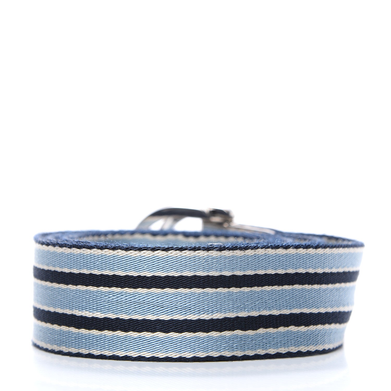 Gucci Nylon Buckle Web Belt 100 40 Blue 3 of 5