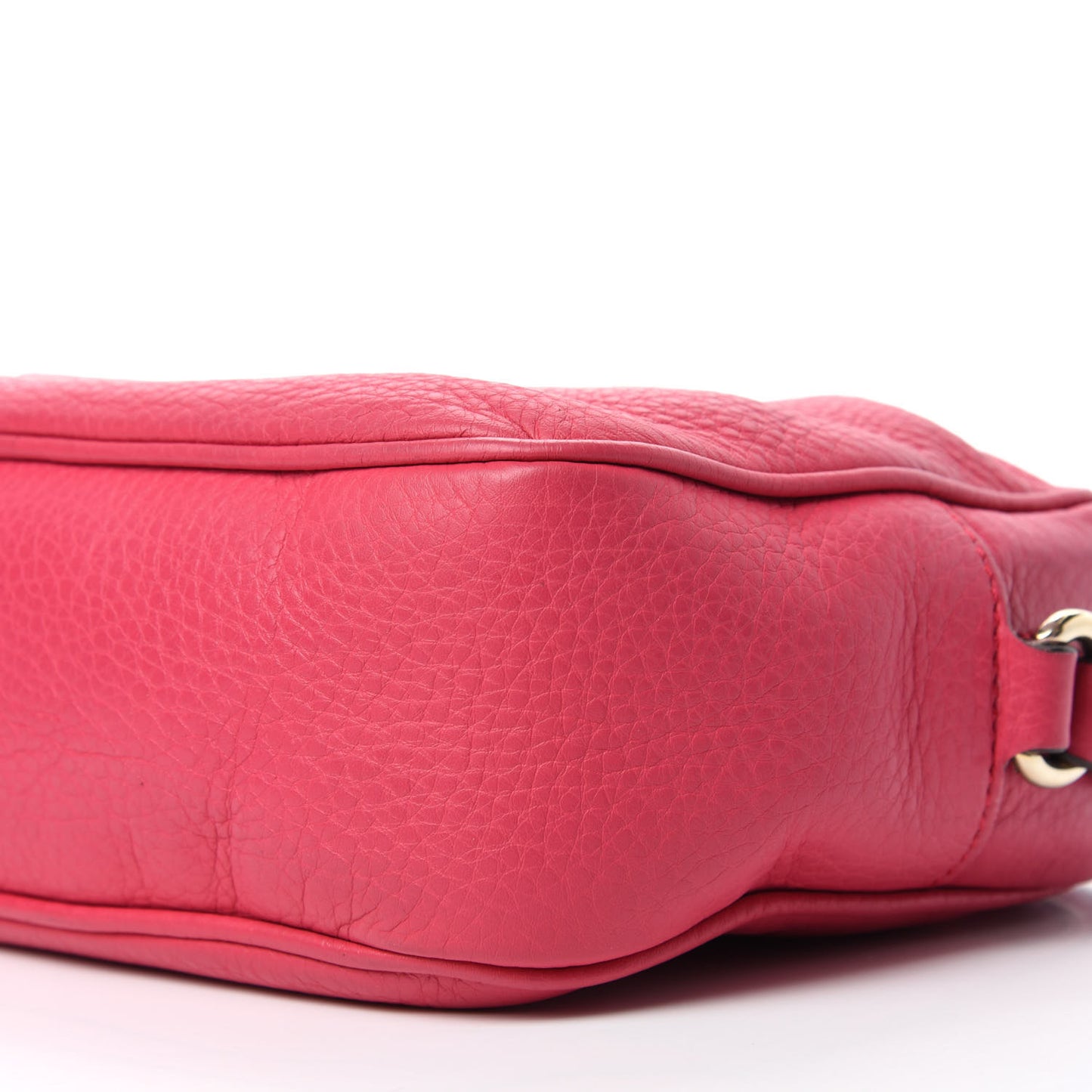 Pebbled Calfskin Small Soho Disco Bag Pink