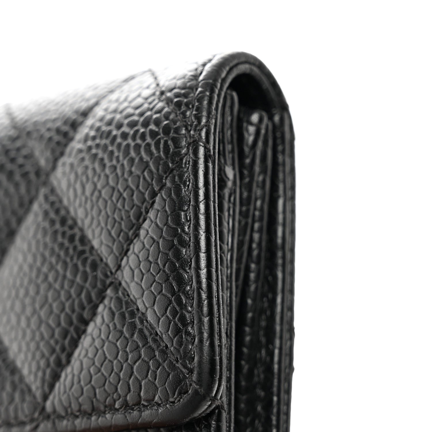 Chanel Caviar Quilted Flap Card Holder Black 10 of 11
