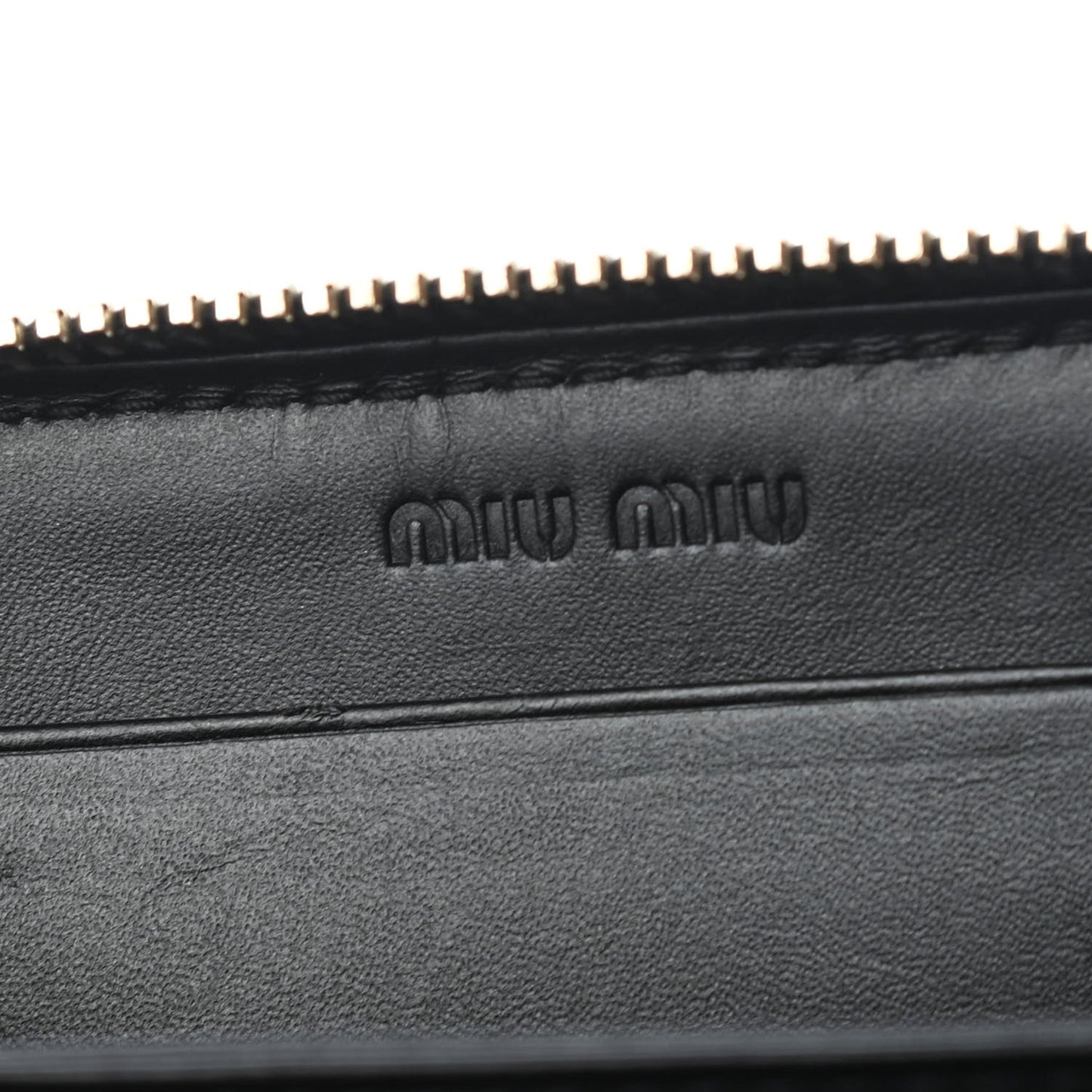 Patent Crocodile Embossed St Cocco Lux Compact Wallet Black