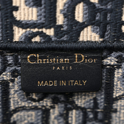Christian Dior Oblique Medium Book Tote Blue Multicolor 6 of 12