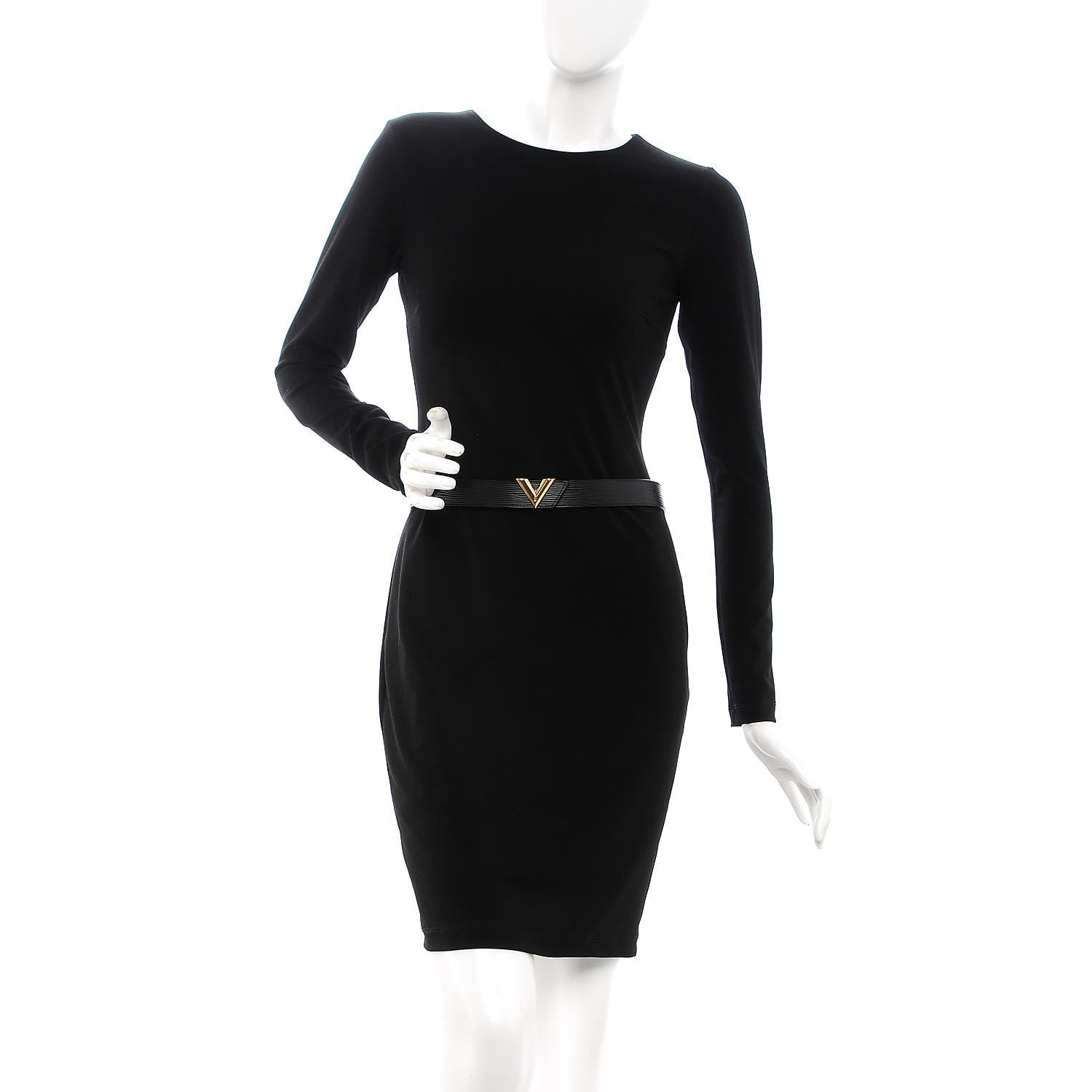 Louis Vuitton Epi Essential V 30 MM Belt 80 32 Black 2 of 10