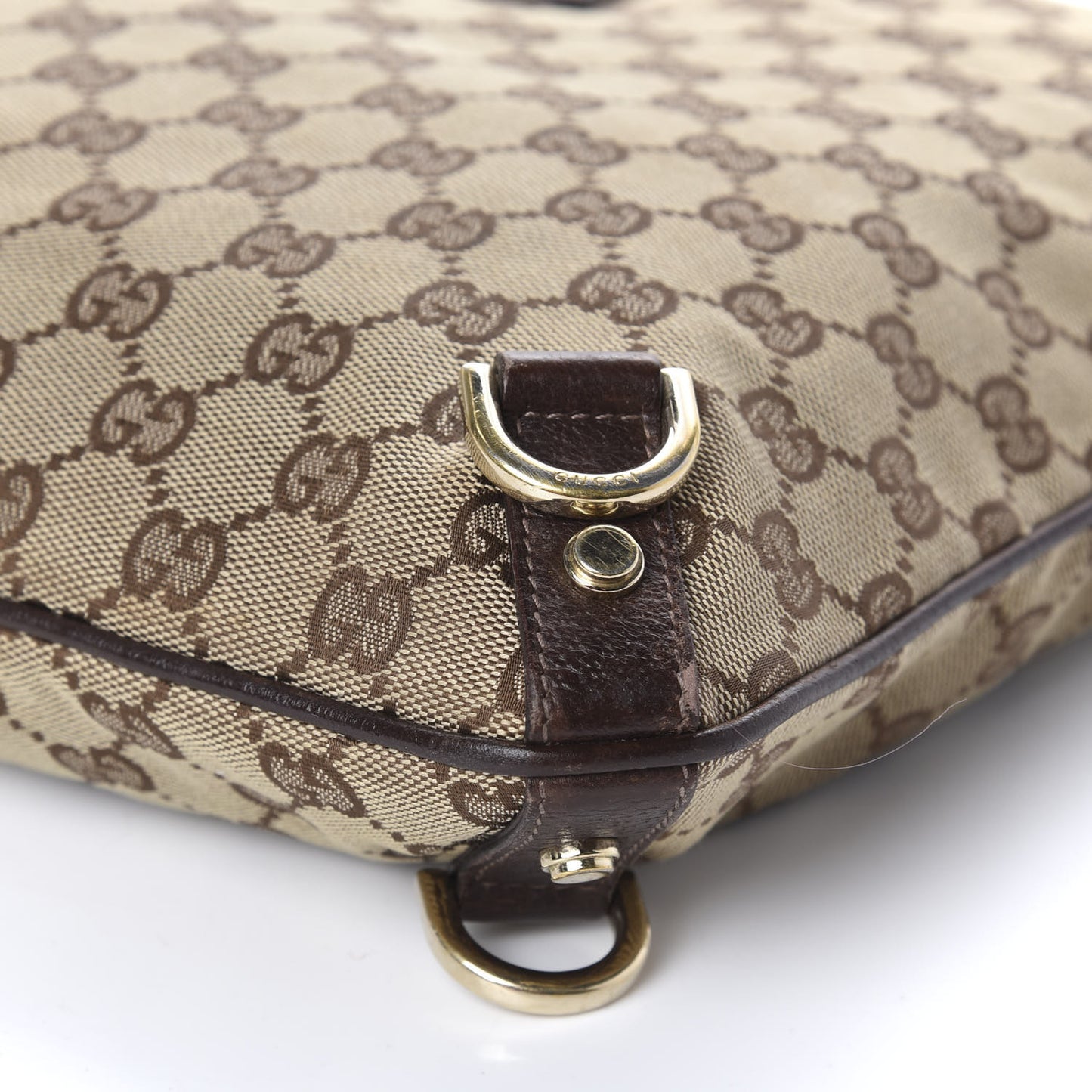 Monogram Abbey Messenger Bag Dark Brown