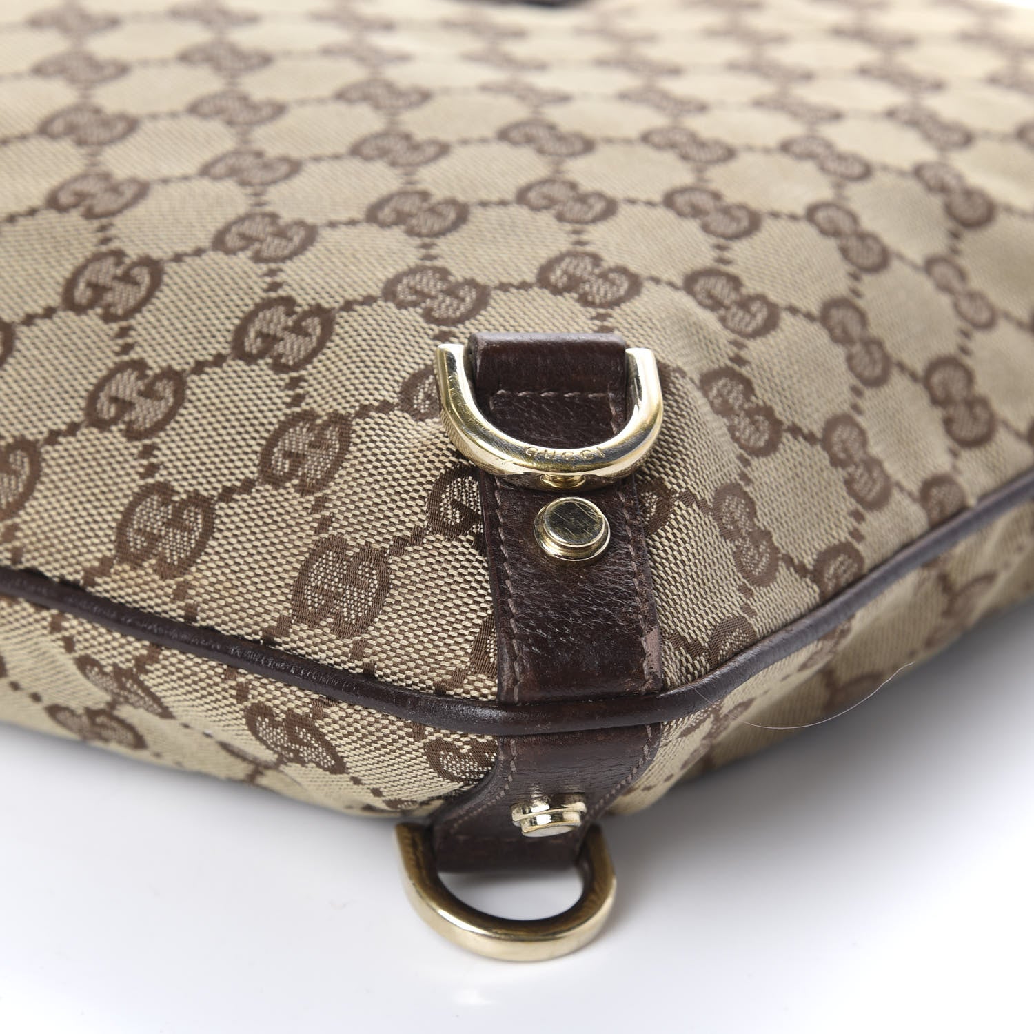 Gucci Monogram Abbey Messenger Bag Dark Brown 7 of 10