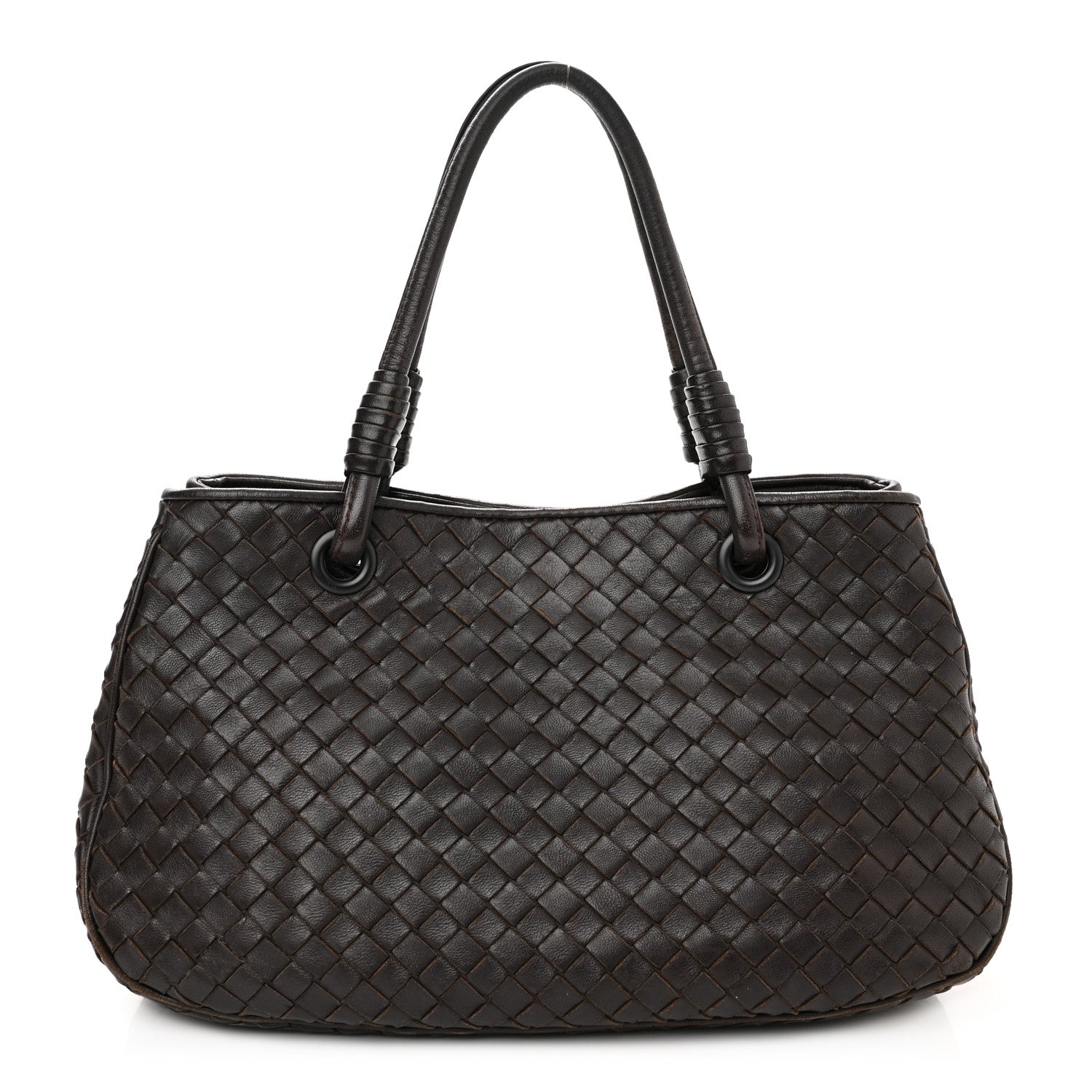 Bottega Veneta Nappa Intrecciato Woven Tote Ebano 1 of 14