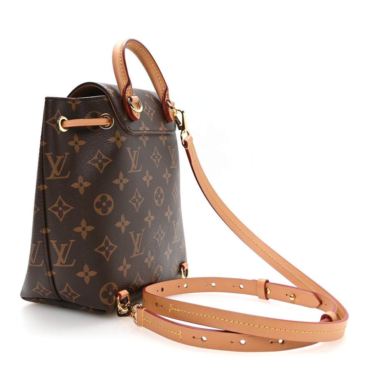 Louis Vuitton Monogram Montsouris BB Backpack Natural 3 of 9
