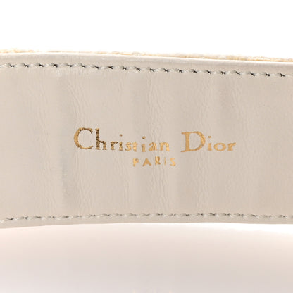Christian Dior Oblique Diorquake Belt 75 30 Ivory 5 of 7