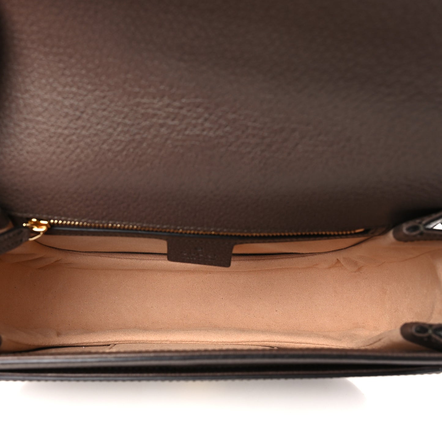 GG Supreme Monogram Web Small Ophidia Flap Messenger Bag Brown