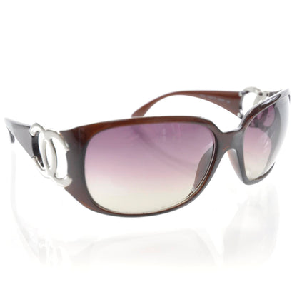 Chanel CC Sunglasses 6014 Brown 1 of 6