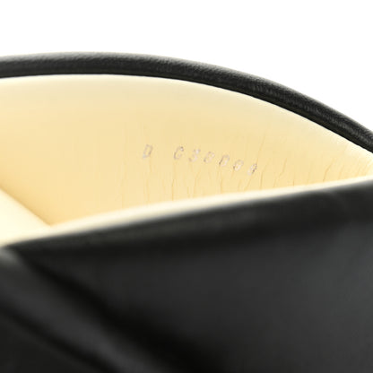 Chanel Lambskin CC Thong Sandals 38 Black 8 of 9