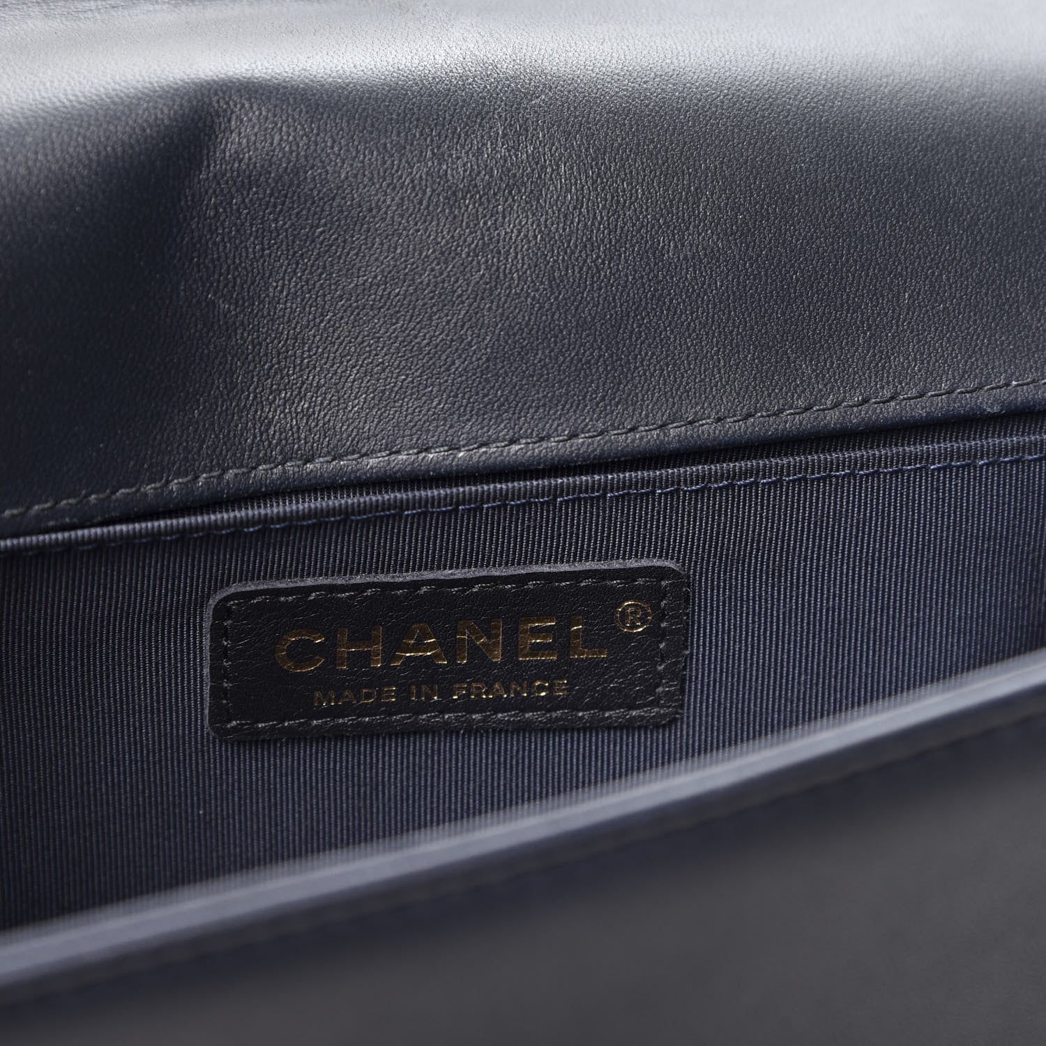 Chanel Lambskin Quilted Medium Boy Flap Black 8 of 10