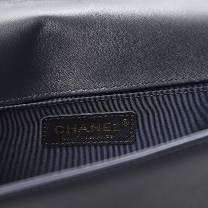Chanel Lambskin Quilted Medium Boy Flap Black 8 of 10