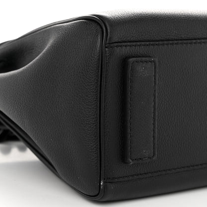 Versace Grained Calfskin La Medusa Top Handle Bag Black Lilac 8 of 10