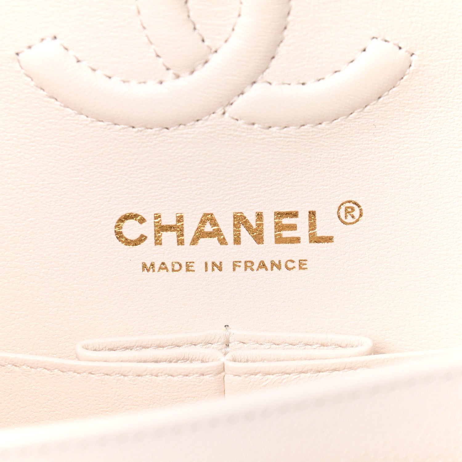 Chanel Caviar Quilted Small Double Flap White 6 of 9