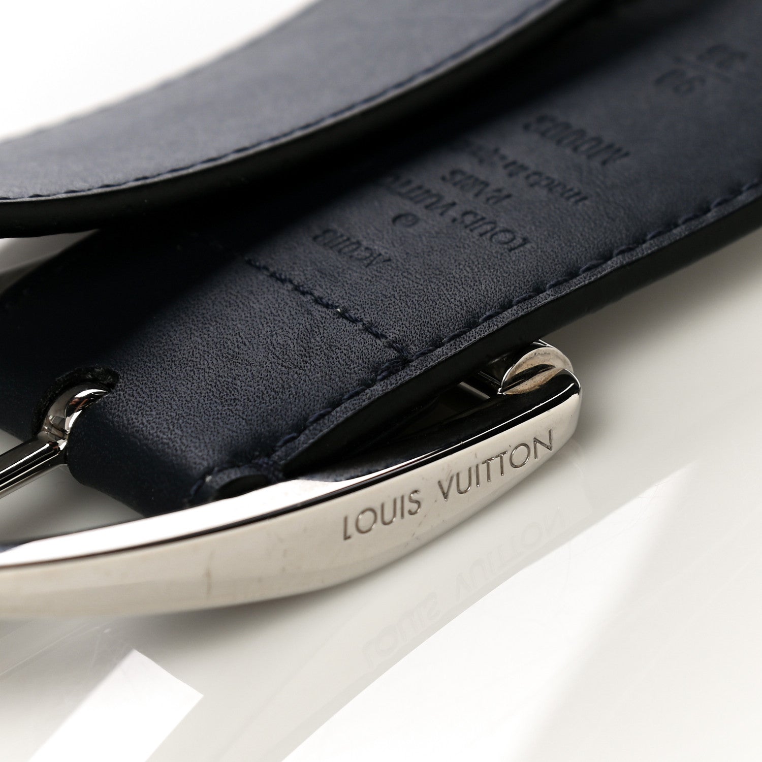 Louis Vuitton Monogram Calfskin Mens Reverso 40mm 90 36 White Navy 5 of 7