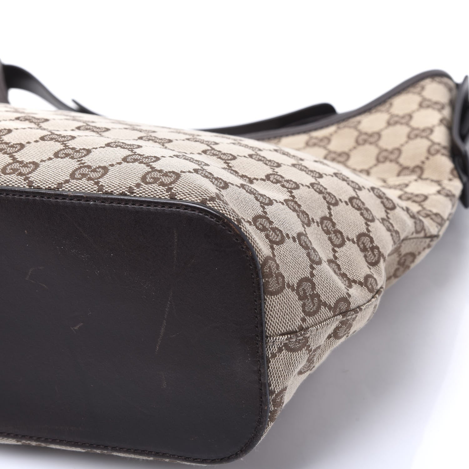 Gucci Monogram Hobo Dark Brown 8 of 12