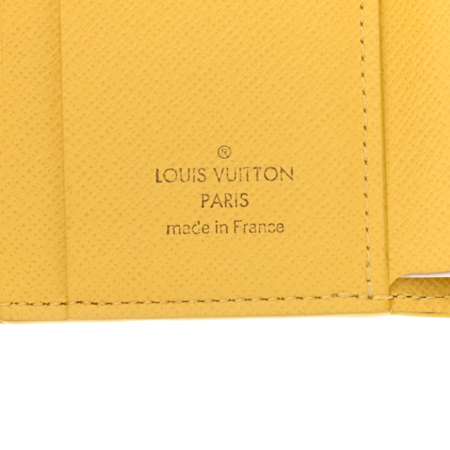 Damier Azur Zoe Wallet Jaune Pale