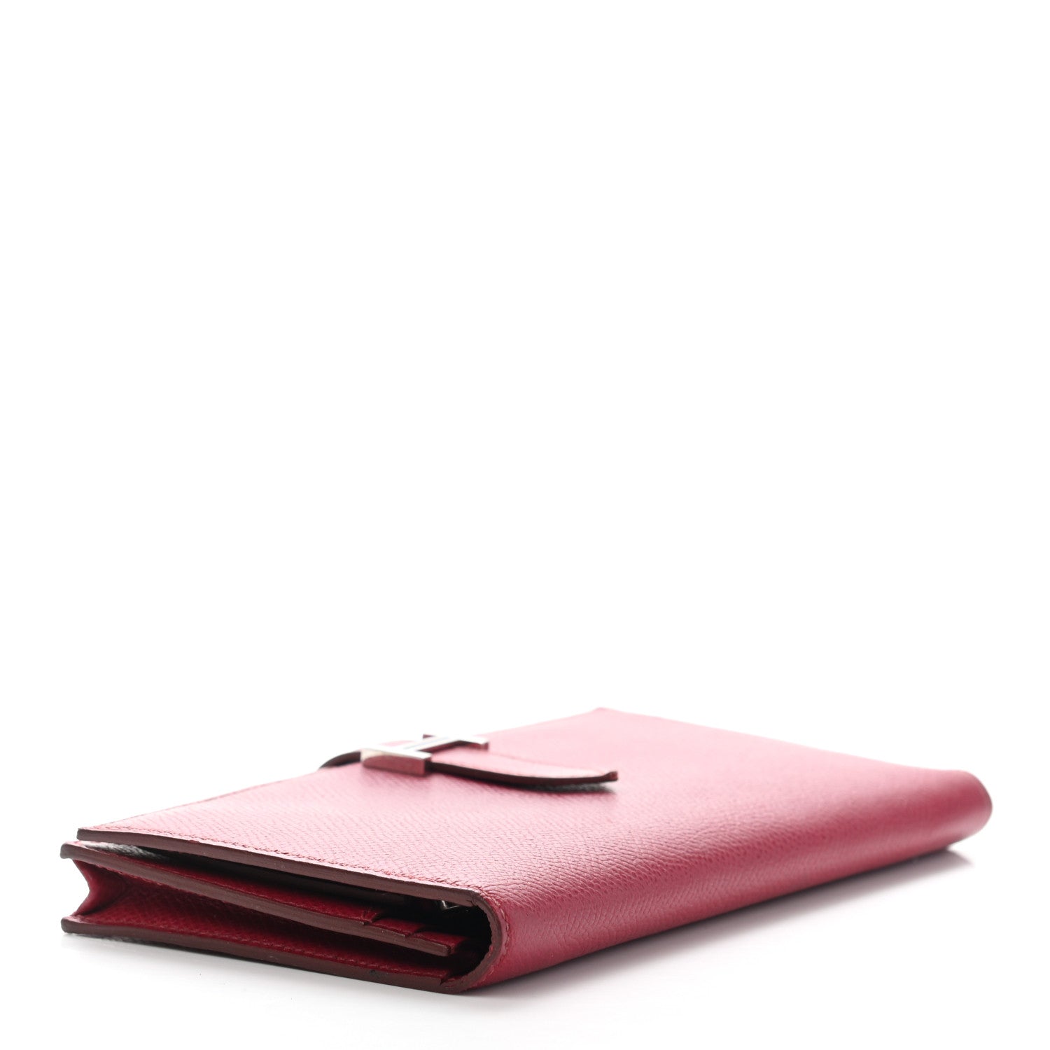 Hermes Epsom Bearn Gusset Wallet Rouge Grenat 4 of 12