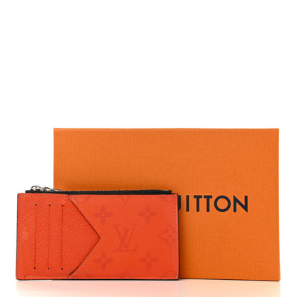 Louis Vuitton Taigarama Coin Card Holder Orange 8 of 8