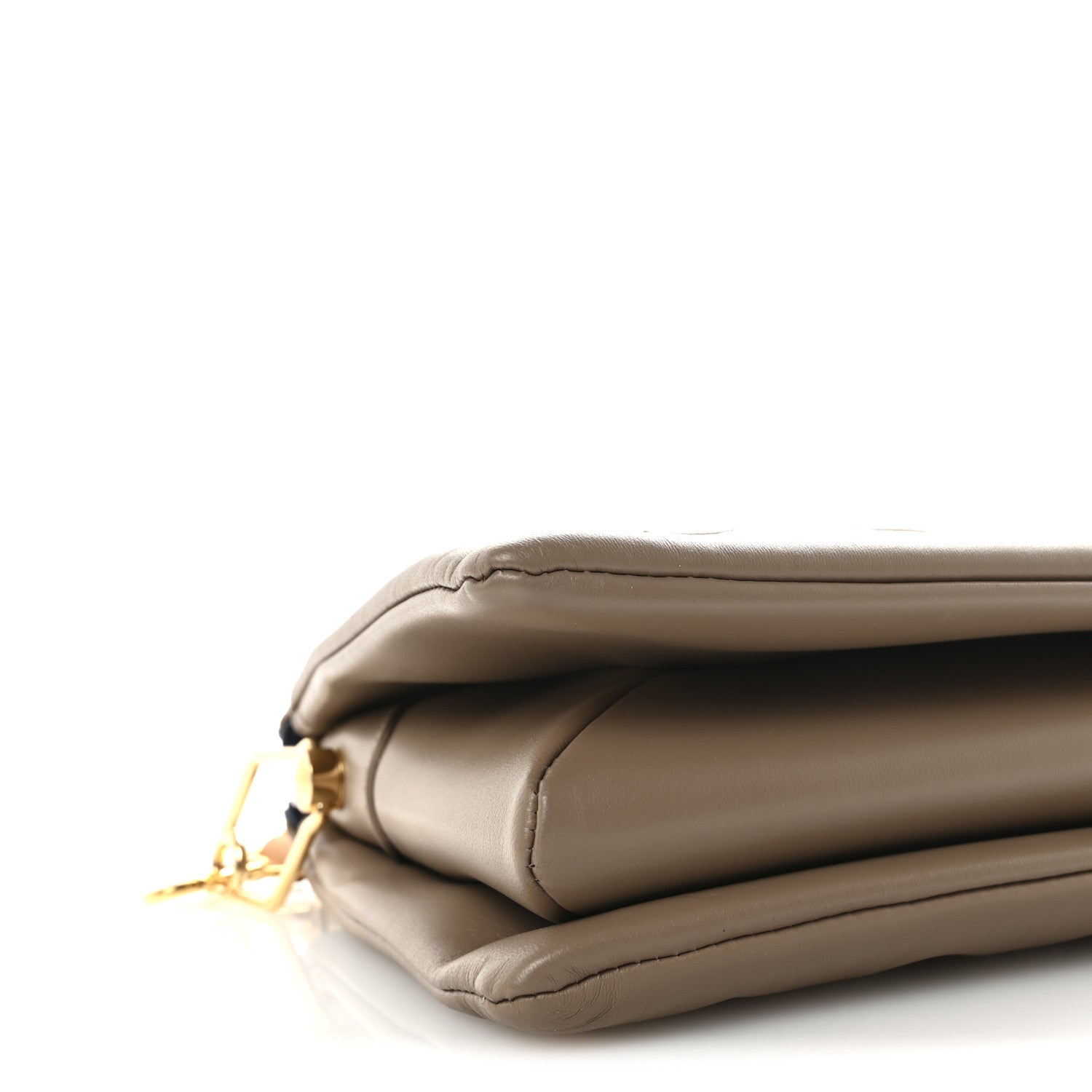 Louis Vuitton Lambskin Embossed Monogram Coussin PM Taupe 8 of 9