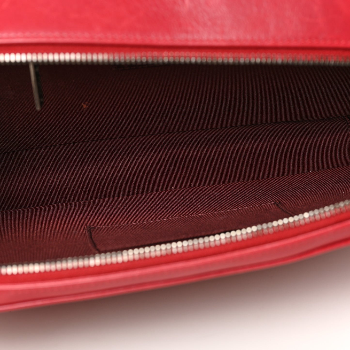 Lambskin Large Coco Boy Camera Case Red
