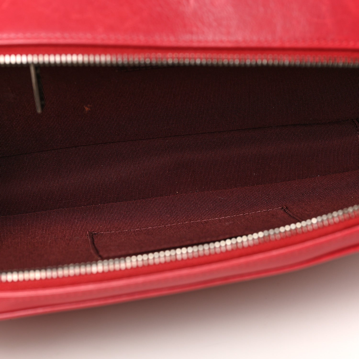 Chanel Lambskin Large Coco Boy Camera Case Red 5 of 11